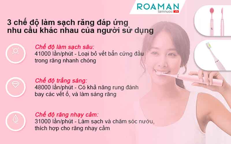 top 3 bàn chải điện tốt nhất hiện nay